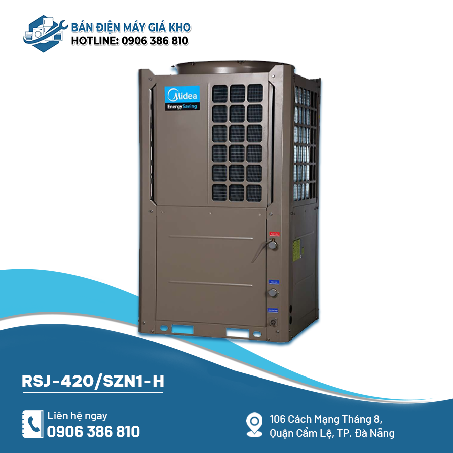 Máy bơm nhiệt công nghiệp Midea RSJ-420/SZN1-H