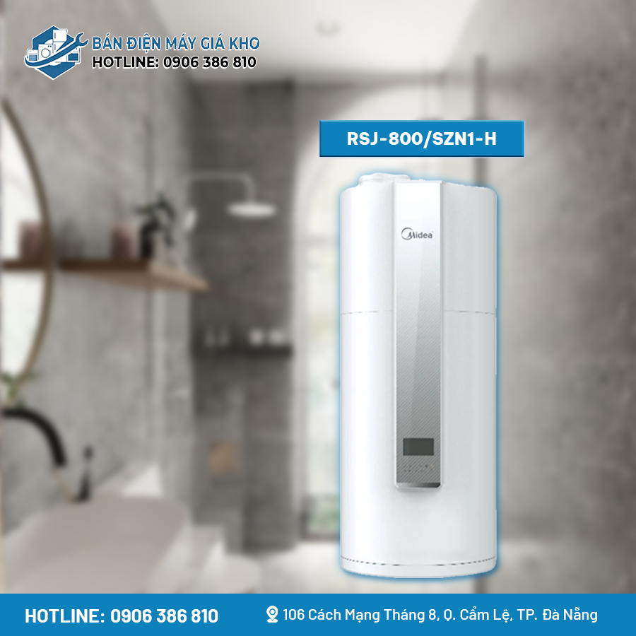 Máy bơm nhiệt All In One Midea RSJ-08/80RDN7-B1