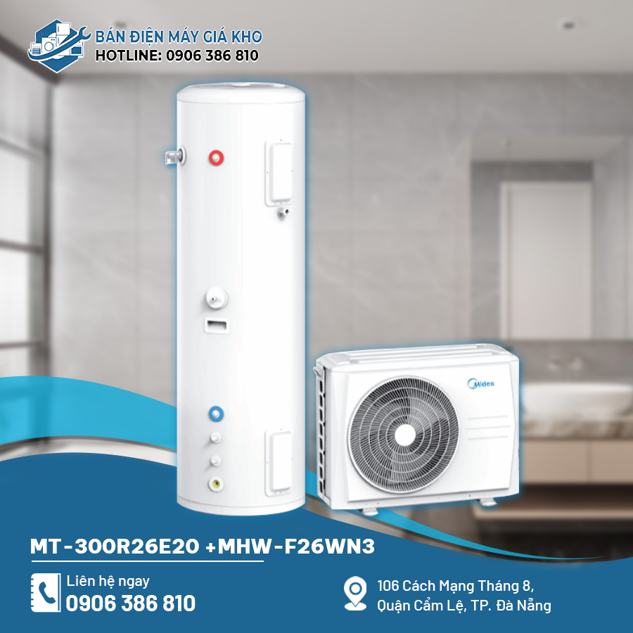 Máy bơm nhiệt dạng Split 2 khối MT-300R26E20+MHW-F26WN3