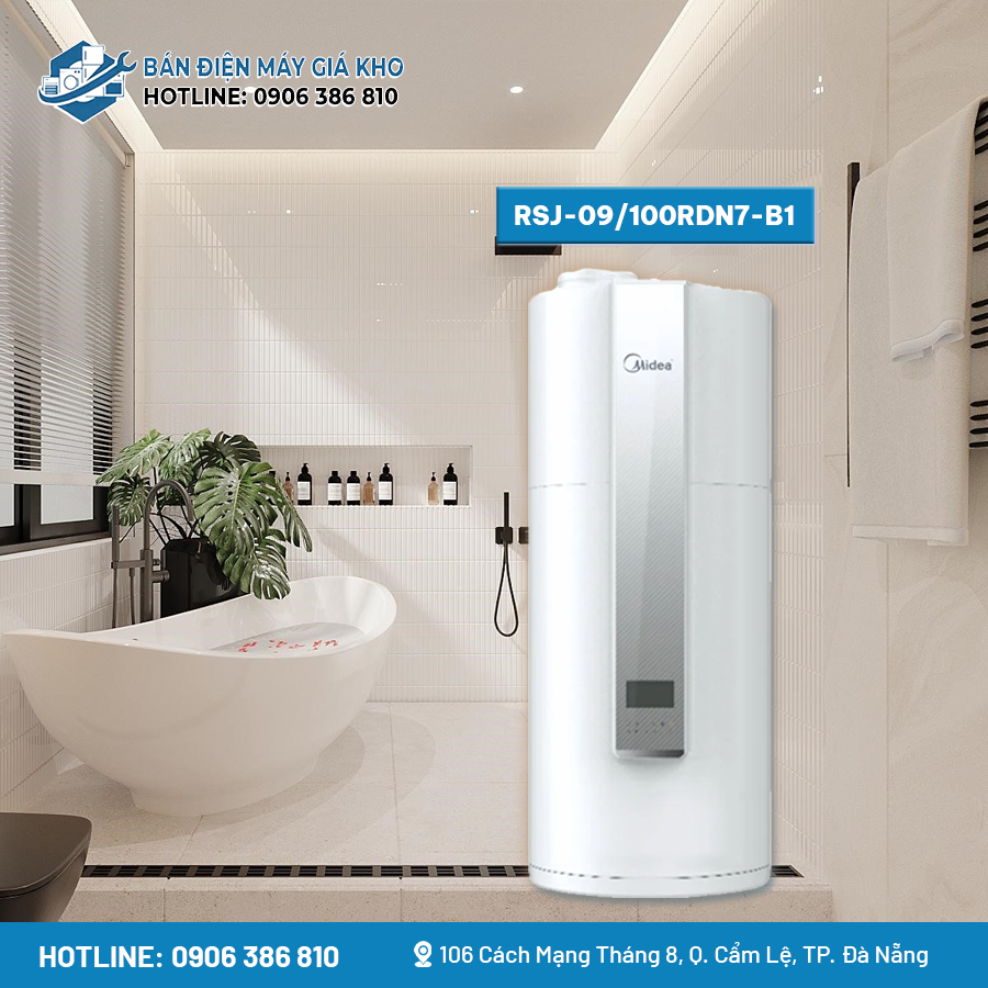 Máy bơm nhiệt All In One Midea RSJ-09/100RDN7-B1