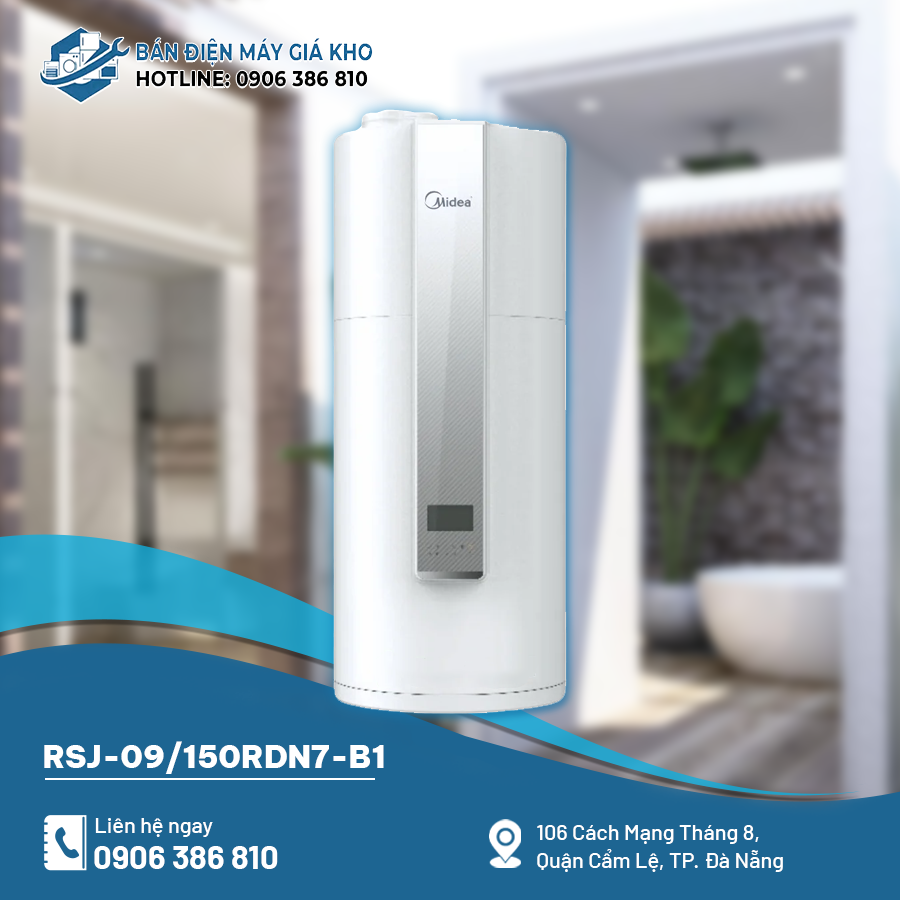 Máy bơm nhiệt All In One Midea RSJ-09/150RDN7-B1